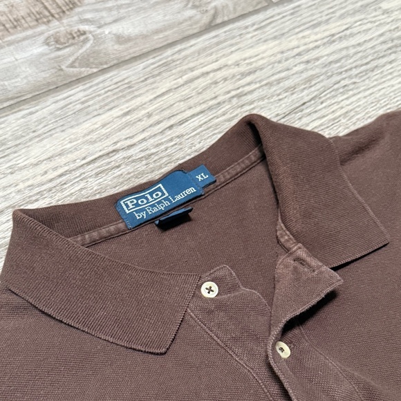 Polo Ralph Lauren brown short sleeve men xl polo - Picture 1 of 4